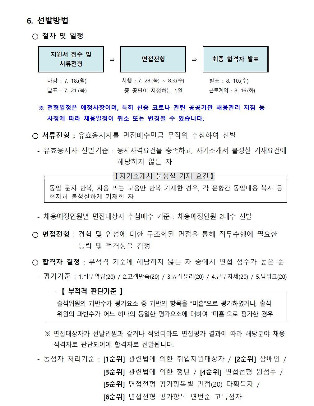 2022년 서울시설공단 단시간 계약직원(장애인콜택시 운전원) 공개채용 공고 4