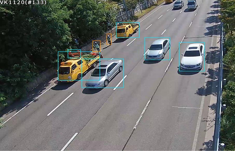 AI영상검지 시스템으로 자동차전용도로의 현재상황을 파악